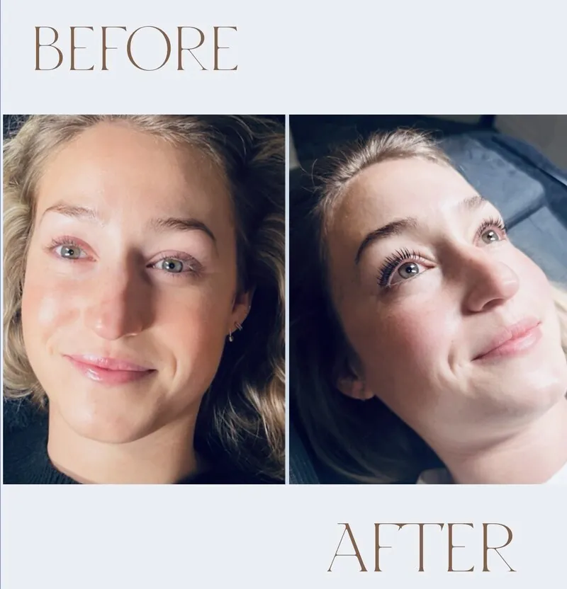 Lash Lift & Tint results at CC Aesthetics in Lexington KY